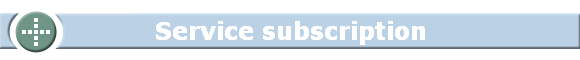 Service subscription